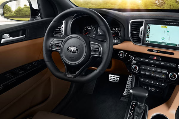 کابین داخلی اسپورتیج در کیش